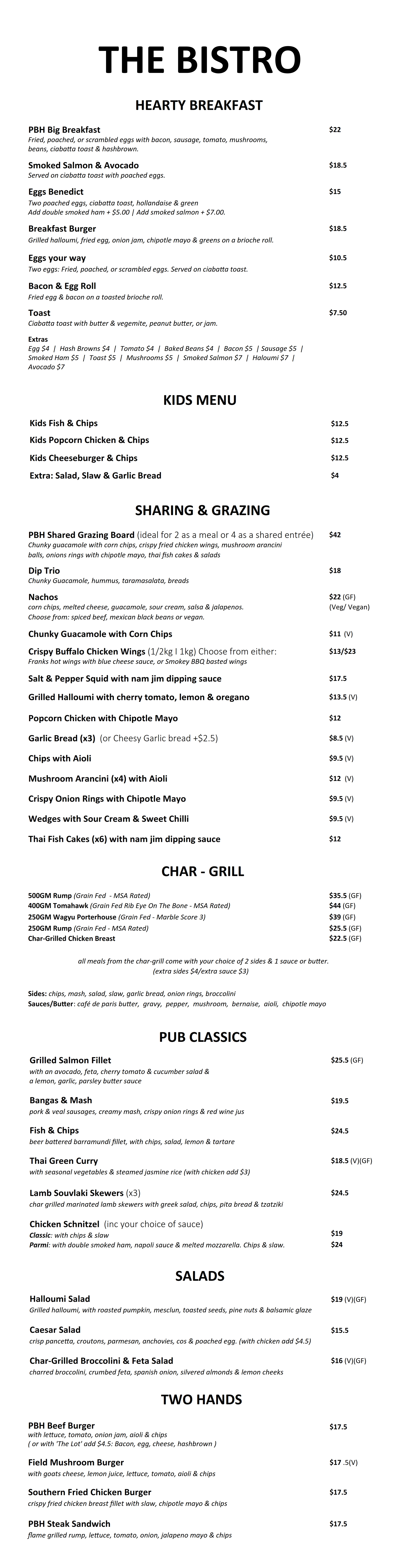 PBH-Menu
