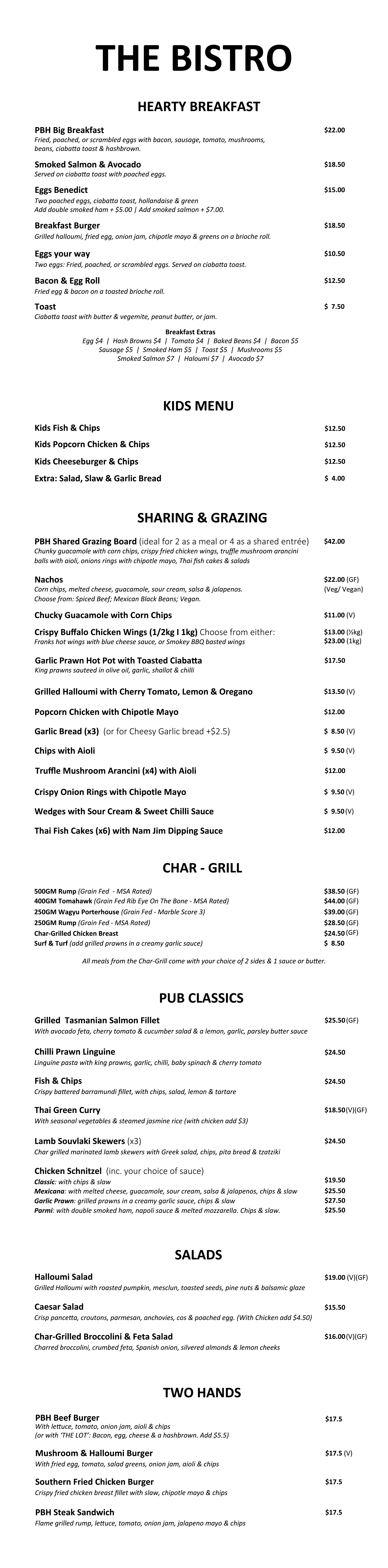 PBH-Menu